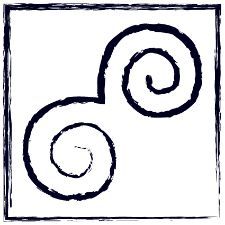 Snail Spiral Symbol
